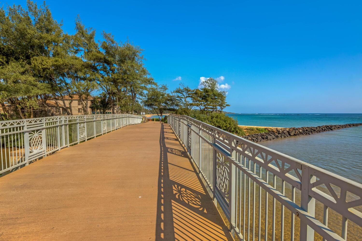 Rent bikes or take a nice walk and enjoy the ocean views