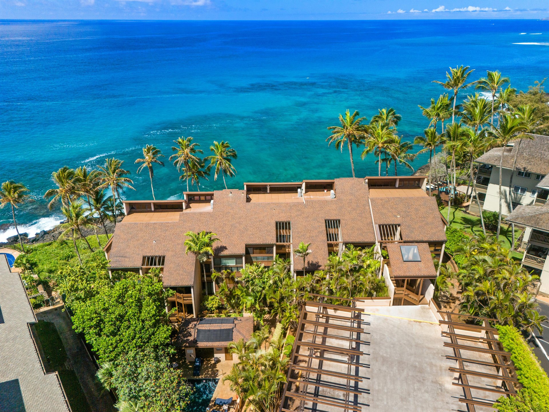 Aerial view of Poipu Makai