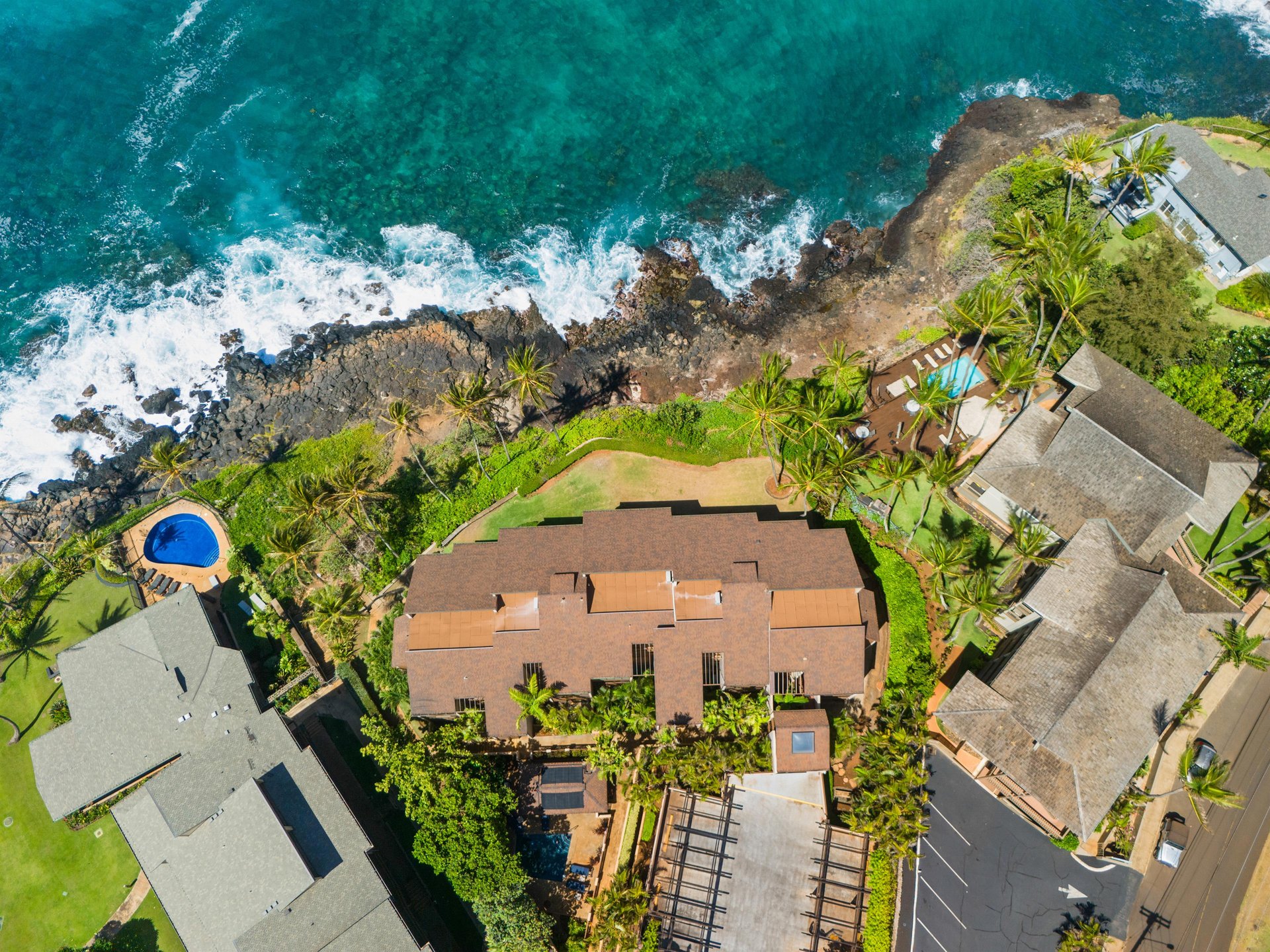 Aerial view of Poipu Makai