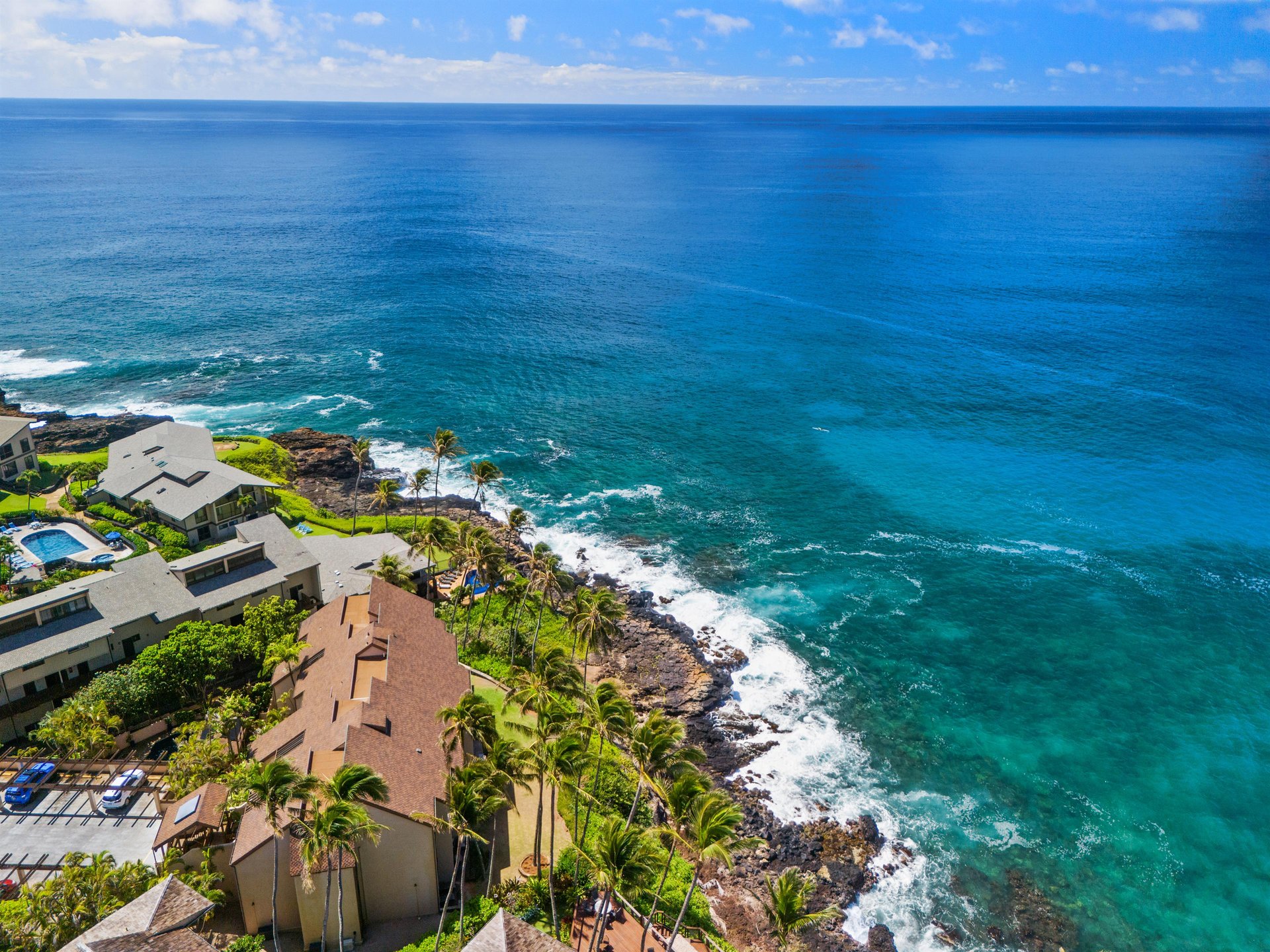 Aerial view of Poipu Makai