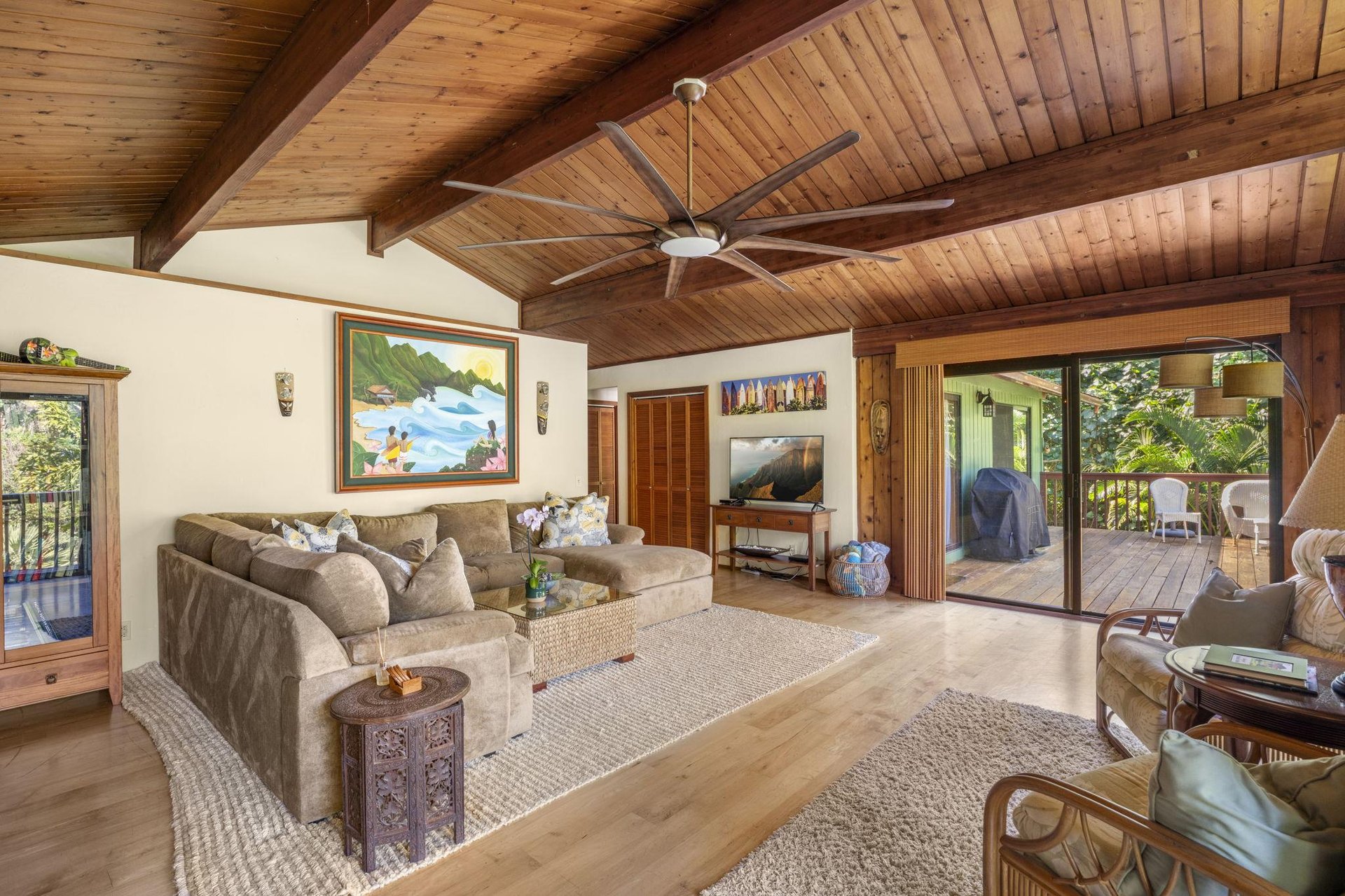 Spacious and open living area