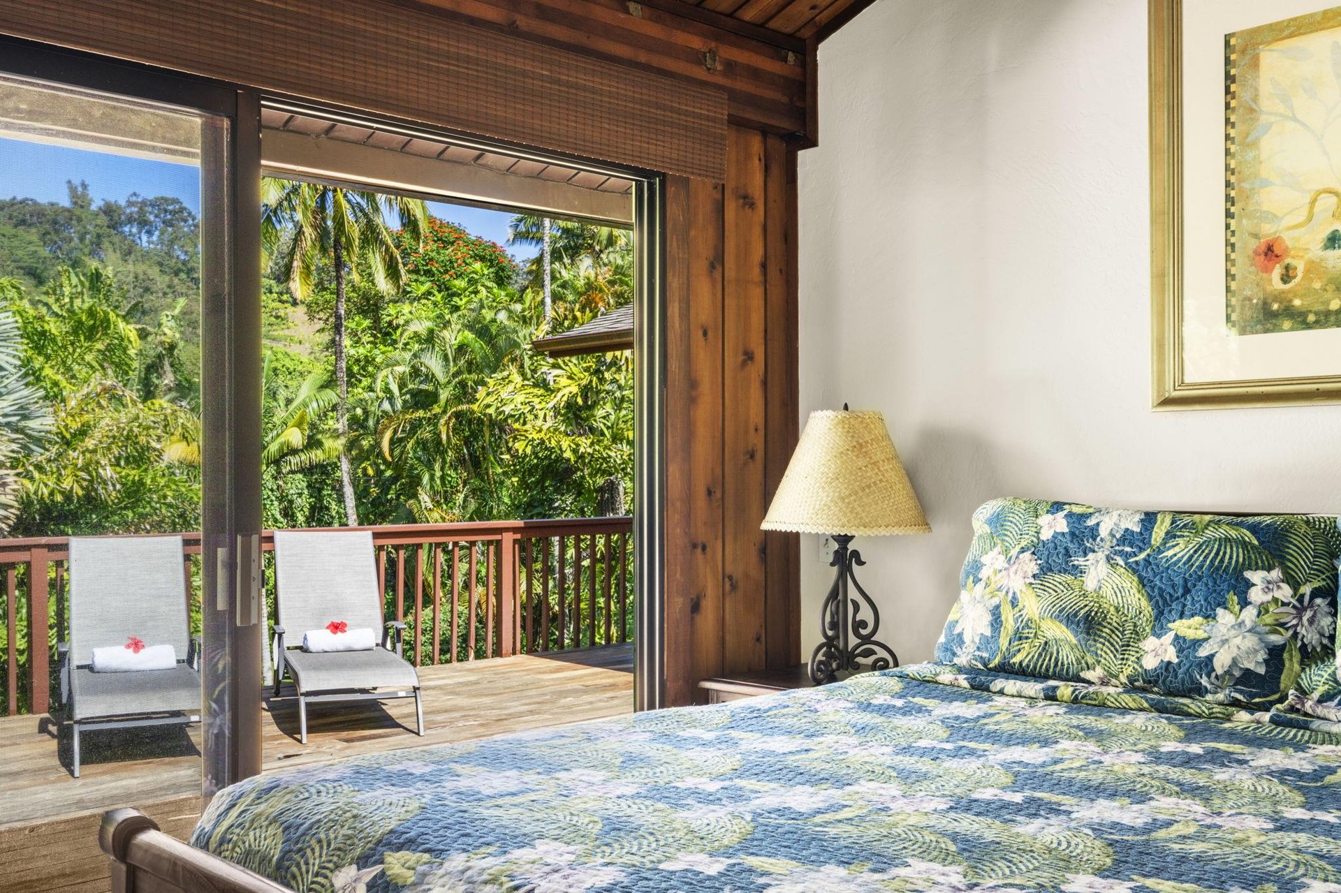 Master bedroom slider to lanai area