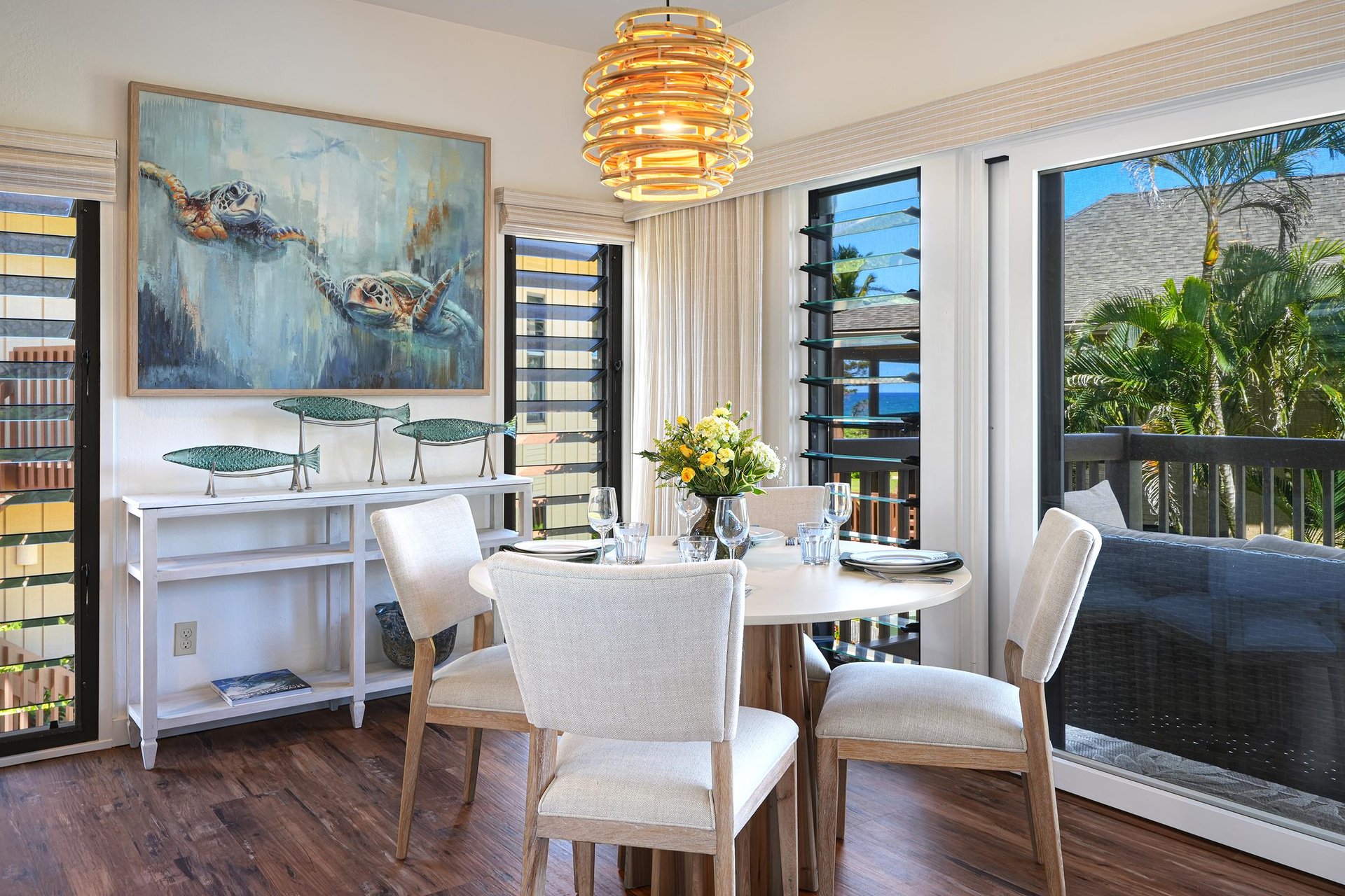 Beautiful and modern dining area