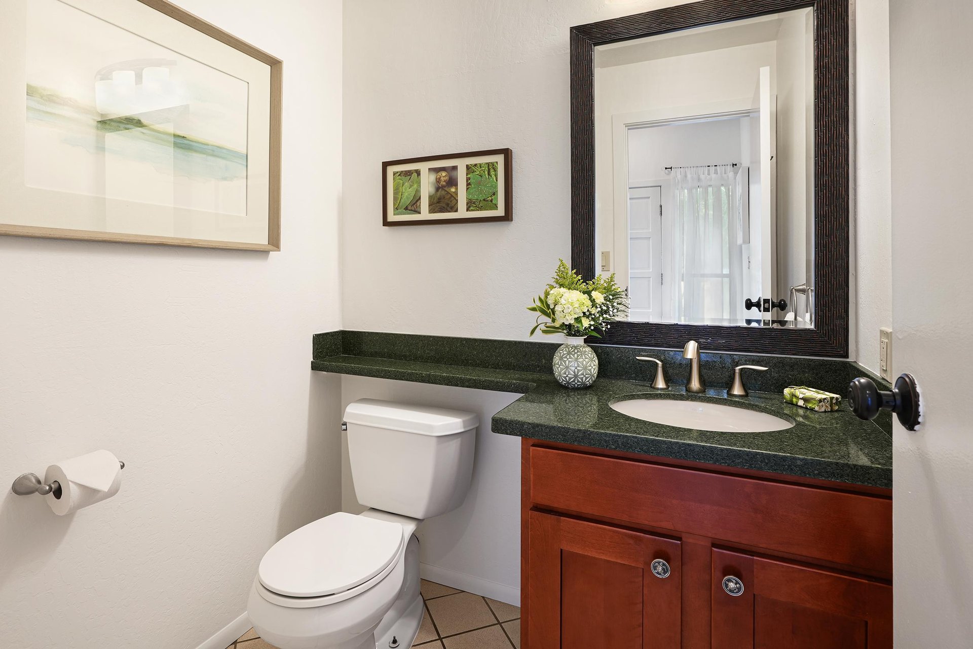 Additional half bathroom