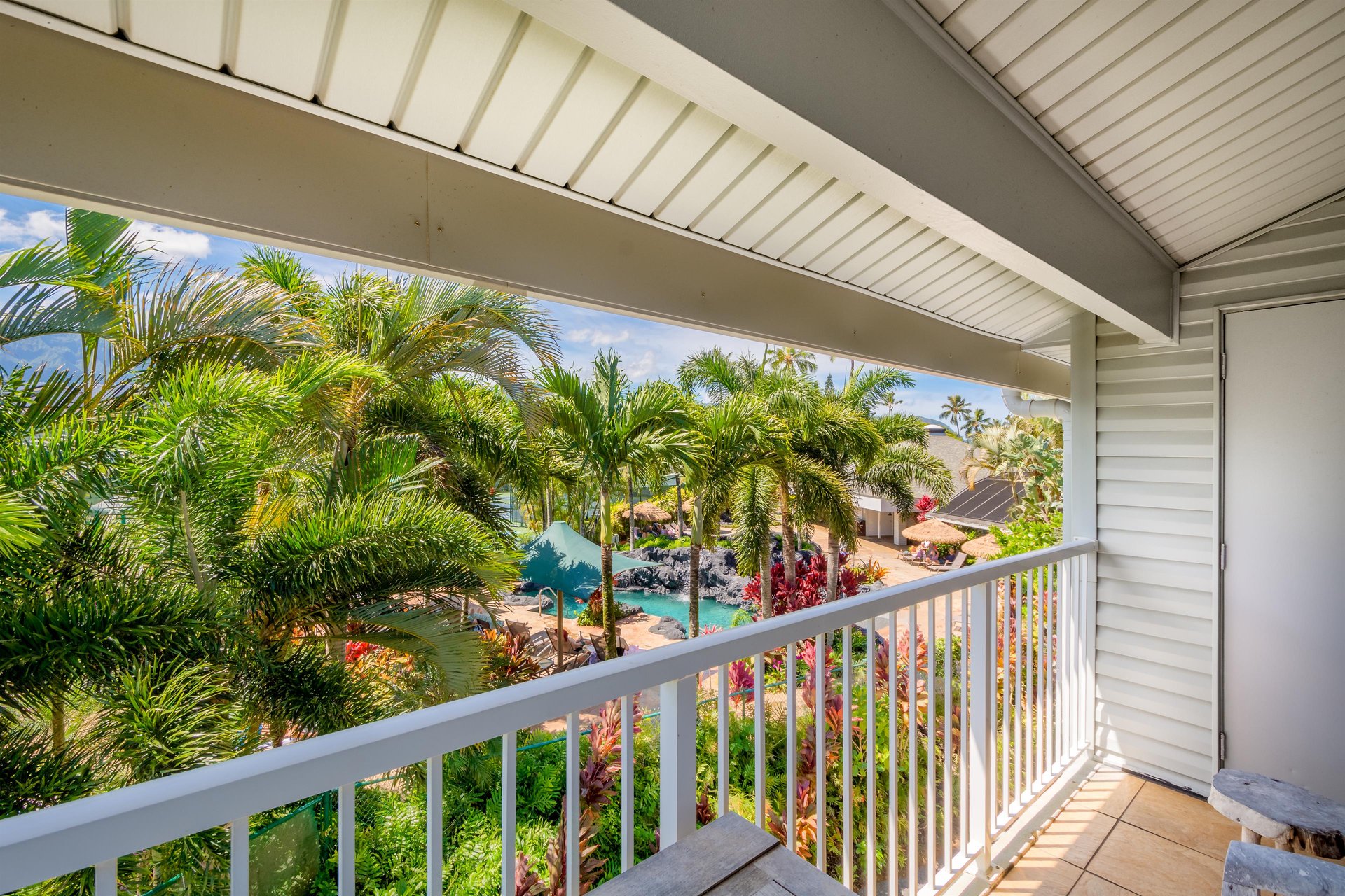 View of Pool from Master Bedroom Lanai