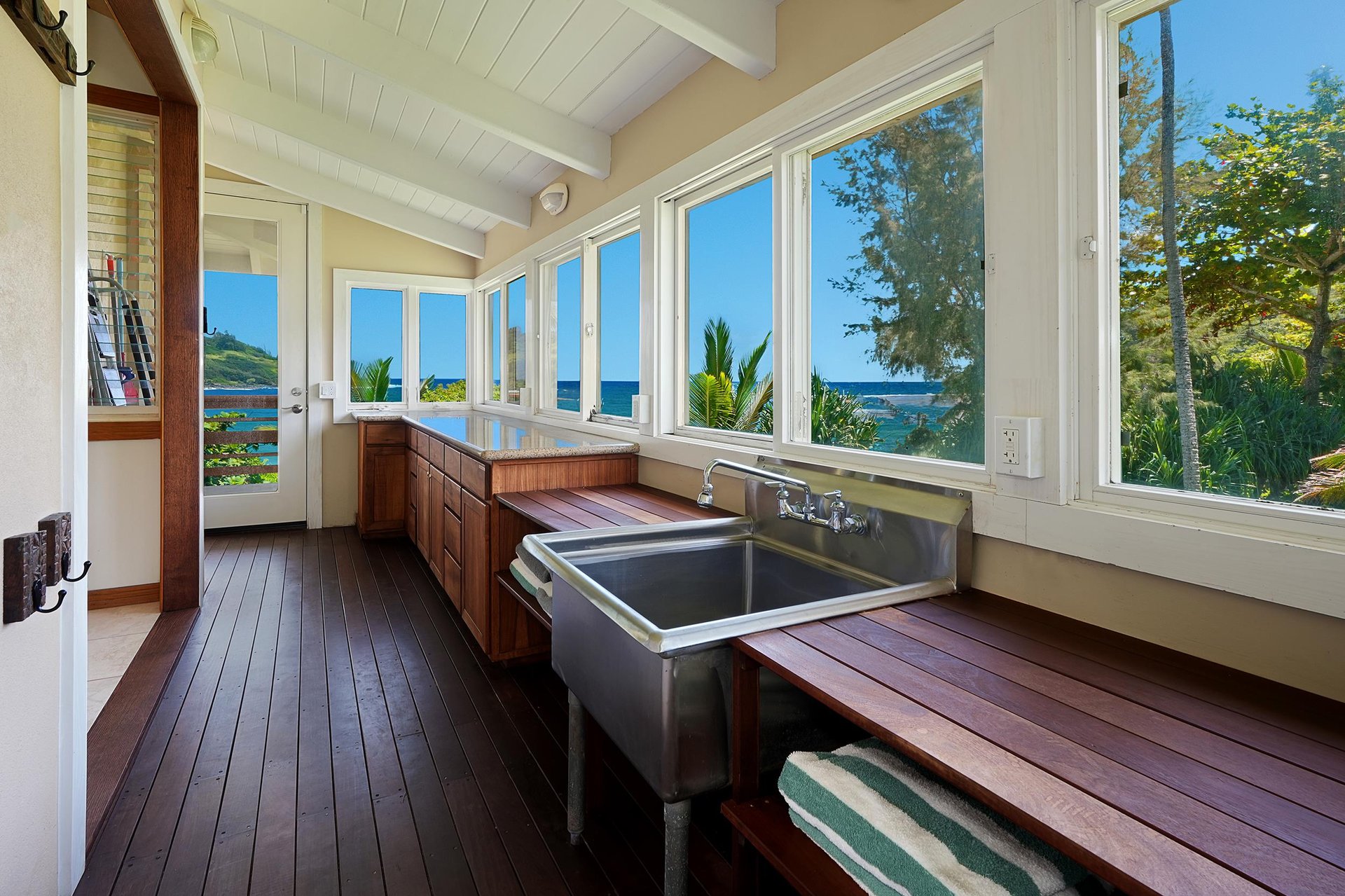 Mudroom with entry into Kitchen