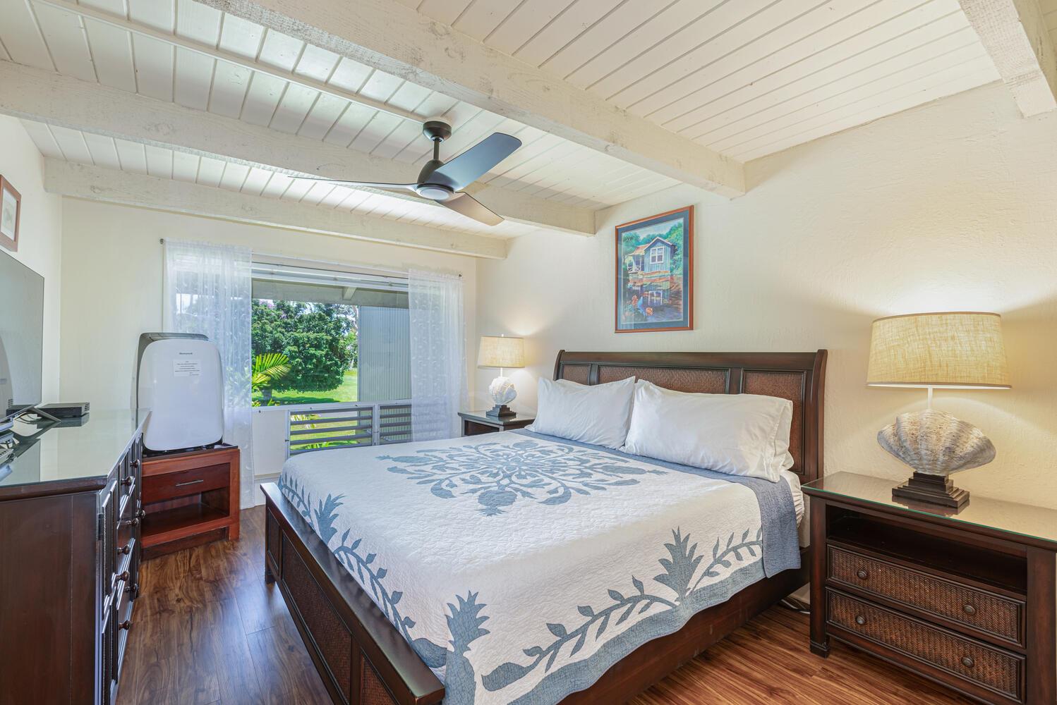 Master bedroom equipped with King size bed