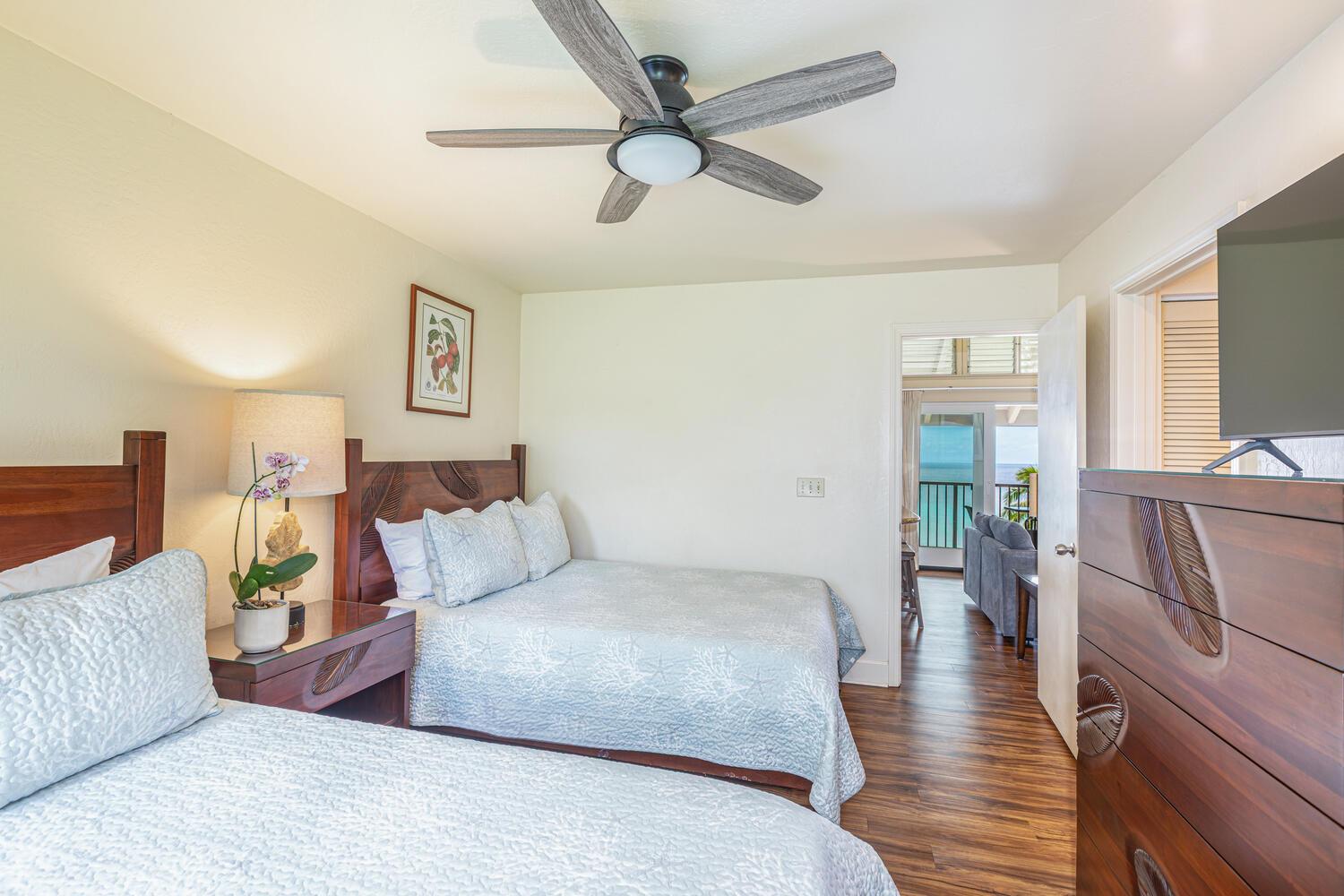 Second master has portable AC and ceiling fan also
