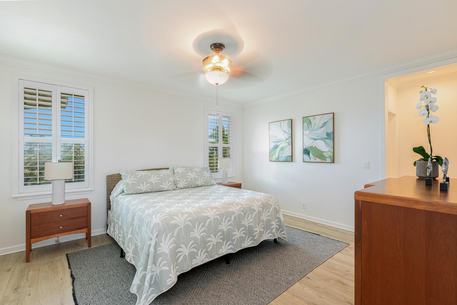 Recharge in this peaceful master suite