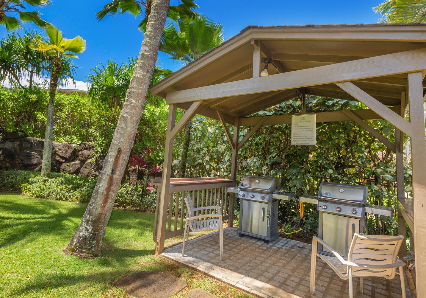 Nihilani BBQ area