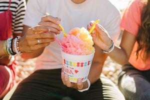 2260138 A Group Of People Eating Ice Cream