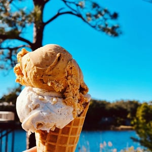 2260140 A Ice Cream Cone With Ice Cream