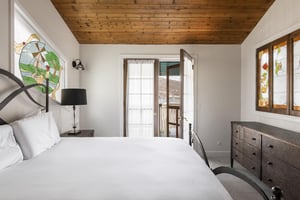 Private balcony off the main bedroom