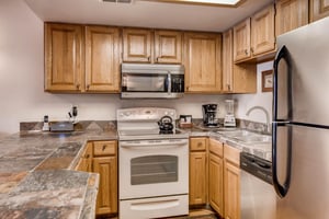 Full kitchen  Park City LodgingPowder Pointe 303B