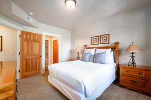 Comfortable queen bed