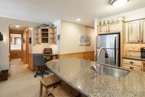 Additional seating at the breakfast bar