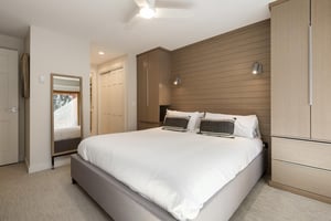 Main bedroom with plenty of storage space