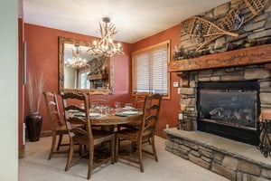 Dining area with seating for 5