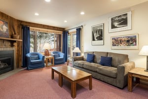 Comfortable seating in the living room