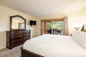 Main Bedroom with flat screen TV