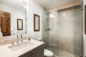 Second Bathroom with an updated walkin shower