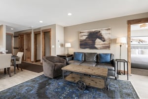 Comfortable seating in the living area
