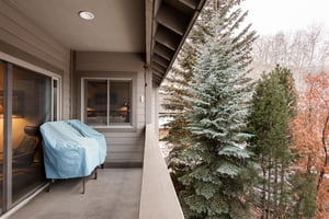 Winter views from private patio
