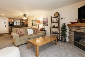 Abundant comfortable seating in the living room