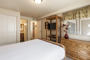 Main bedroom with entertainment center