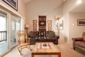 Comfortable sleeper sofa in the living room