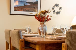Dining area to enjoy meals