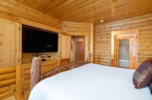 Lush king bed