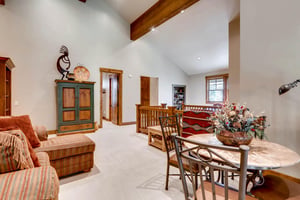 Spacious seating in the loft lounge