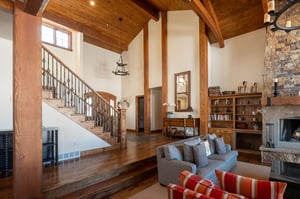 Stunning vaulted ceilings