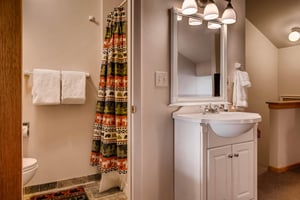 Loft full bath  Park City LodgingPowder Pointe 303B