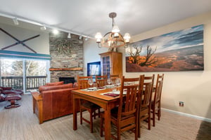 Bright dining area