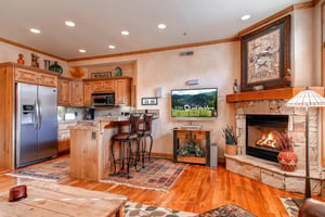 Elegant open floor plan  Park City LodgingLift Lodge 203