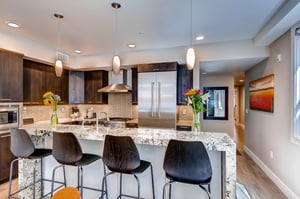 Stylish counter seating 4 full breathtaking gourmet kitchen  ParkCityLodging_820ParkAve204_Kitchen_1
