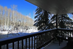 Beautiful views from the private balcony