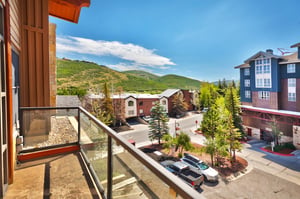 Views from the private patio on a sunny summer day
