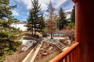 Snow Flower 20 is skiin, skiout to Park City Mountain Resort and offers a private patio overlooking it.