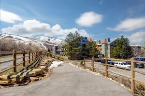 Sun Creek Condominiums are located next to the Rail Trail which offers miles of hiking and biking options.