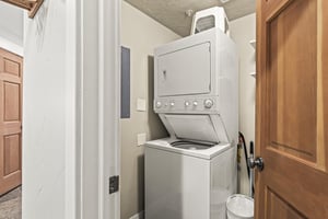 Town Pointe C101 offers a private stackable washer and dryer.