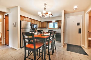 Dining area in the kitchen