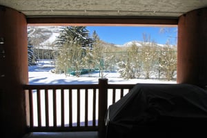 Views from the private balcony