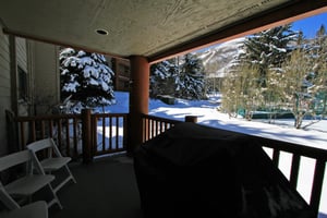 Relax on the private balcony