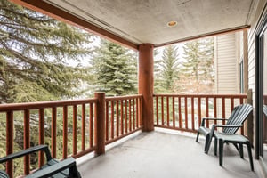 Relax on the private patio