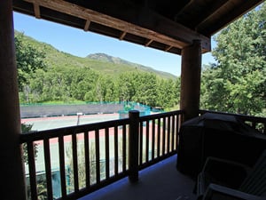Views of the tennis and pickleball courts