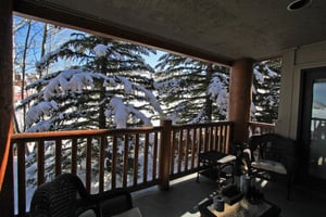 View from private patio