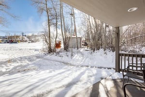 Winter View with the slopes